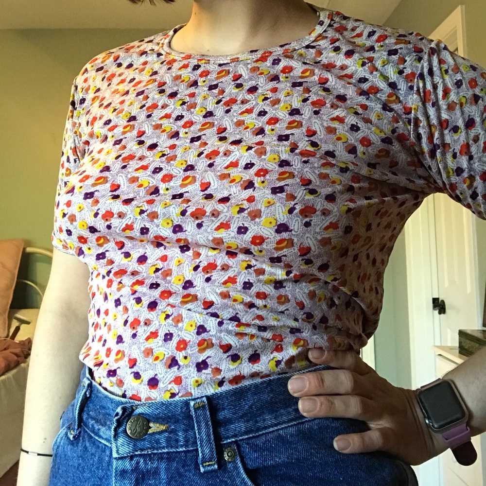 Funky Vintage Patterned Shirt - image 1